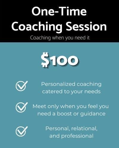 Life Coaching Price - 1 Session