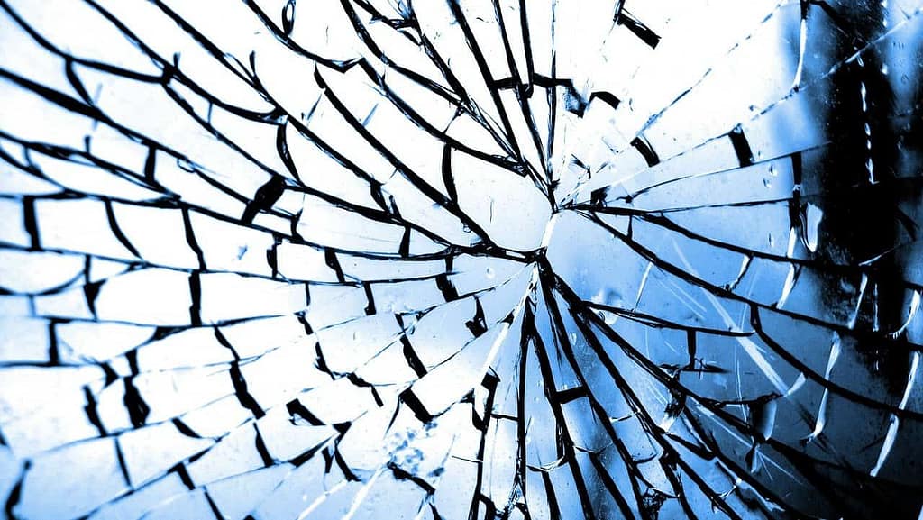 Deconstruction Glass Crack in Faith