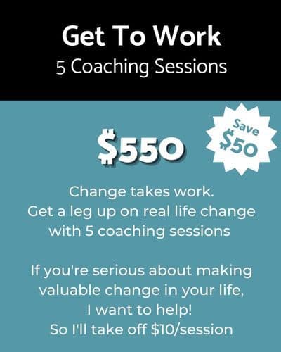 Life Coaching Prices 5 Sessions