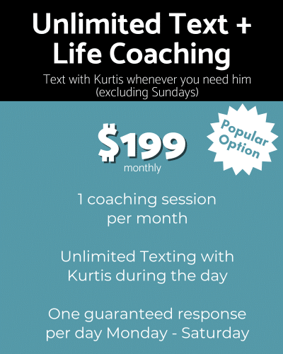 Life Coaching Prices Text Message Life Coaching